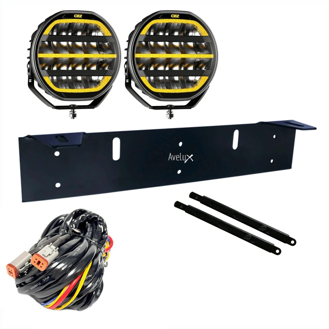 OZZ XR2 P9 LED Ekstralys | Black | 2-pakke