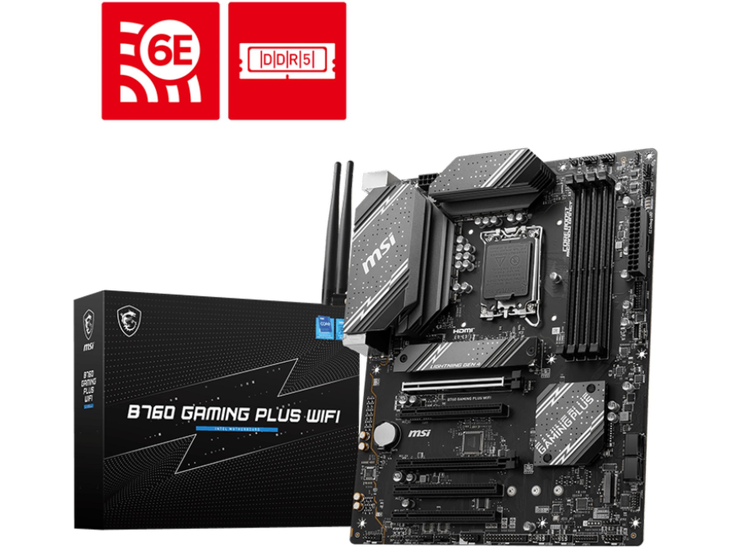 MSI B760 Gaming Plus WiFi Hovedkort