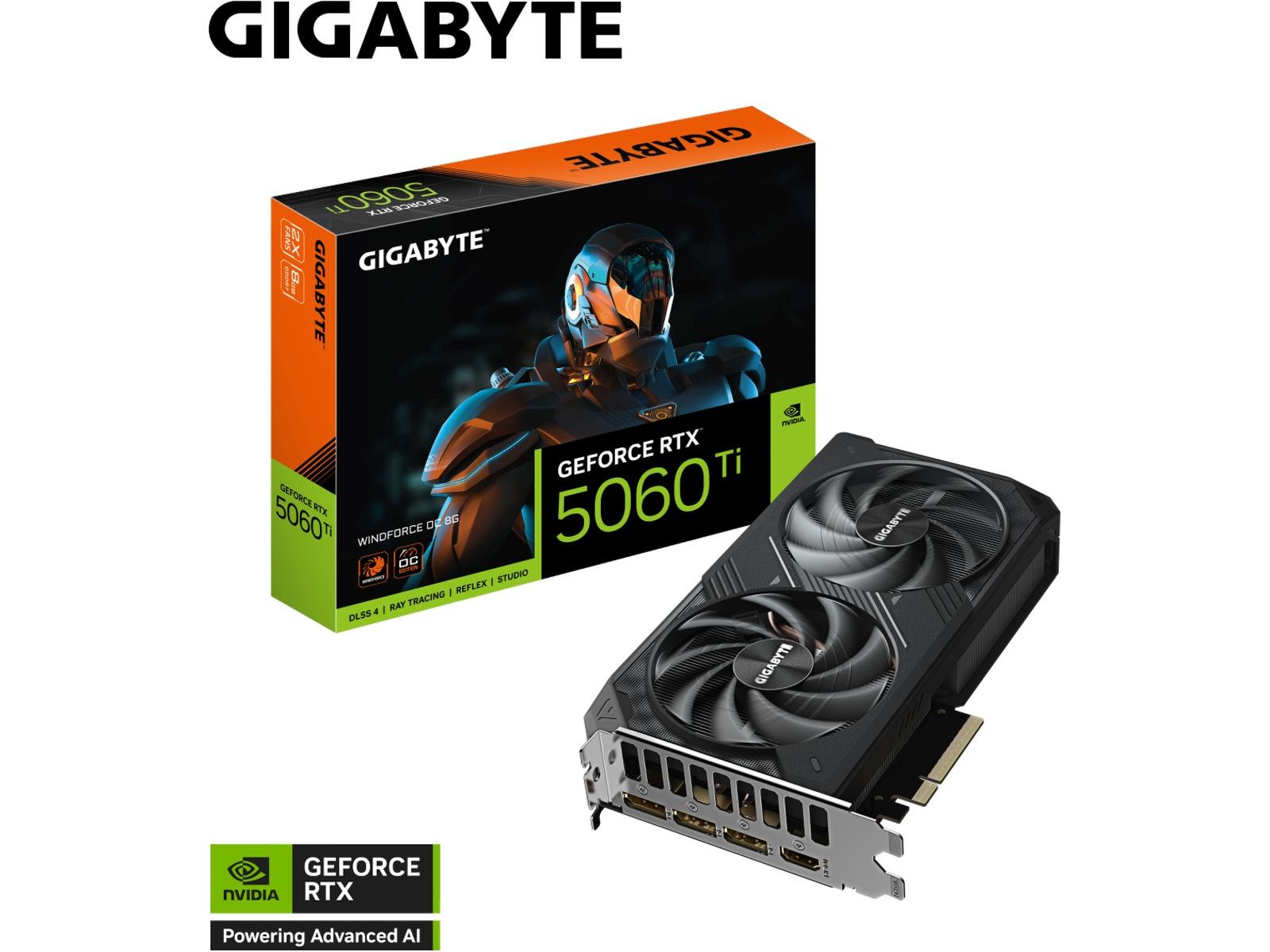 Gigabyte GeForce RTX 5060 Ti WINDFORCE OC