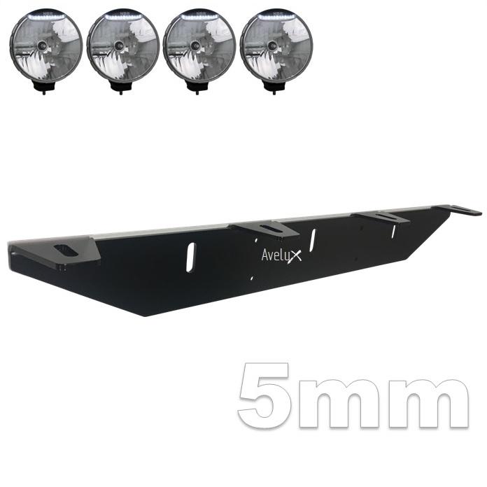 Brakett til 4 ekstralys, 5 mm (max 225mm)